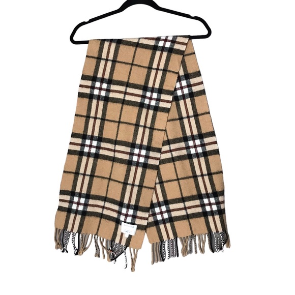 100% Edinburgh Lambswool Plaid Scarf Tartan Wrap Made in Scotland Knit - Picture 2 of 7